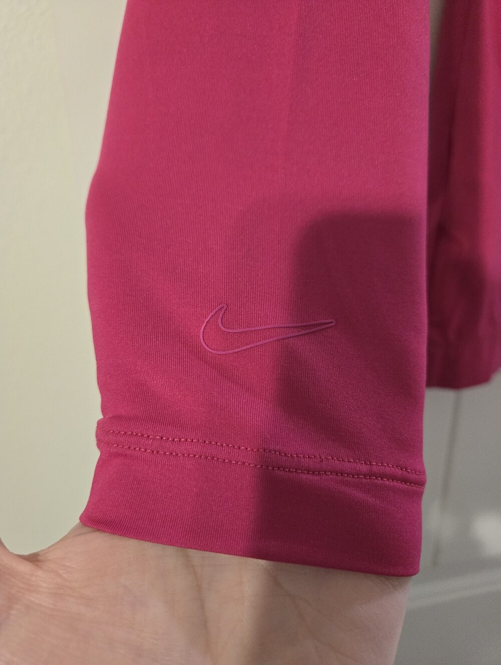 NikeGolf Pink Long Sleeve Tour Performance Top - Picture 5 of 5